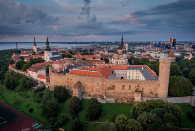 Tallinn city guide.Toompea.02 Beautiful view from Toompea in Tallinn