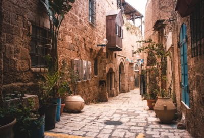 Tel Aviv city guide.Old City Jaffa.02. Street of Old City in Jaffa Tel-Aviv
