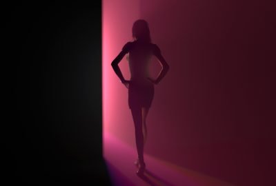 Chinese prostitute working in Shanghai's red light district