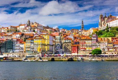 Porto city guide.old town and Douro river.01 Old Town of Porto at the Douro river
