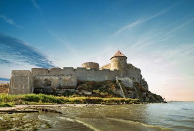 Odessa city guide.Akkerman Fortress.02 The Ottoman Akkerman fortress at the Black Sea in Bilhorod-Dnistrovskyi near Odessa