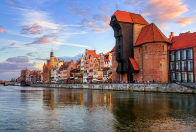 Gdansk-city-guide.Zuraw-Crane.01.jpg View from the water at Zuraw Crane in Gdansk