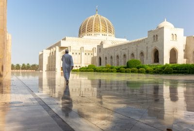 Sultan Qaboos Grand Mosque in Muscat